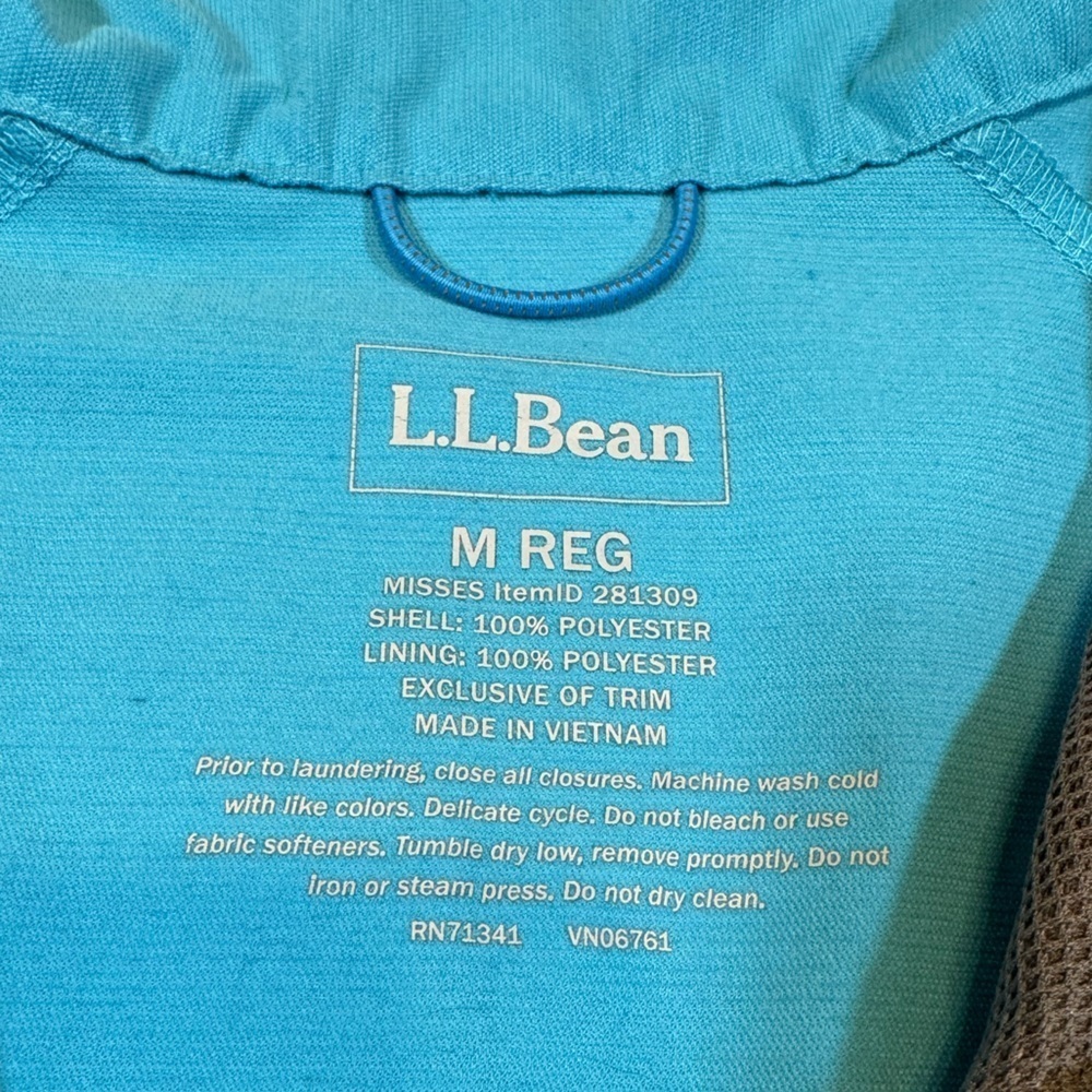 L.L Bean Anorek Lightweight Shell Windbreaker Jacket - Picture 5 of 11